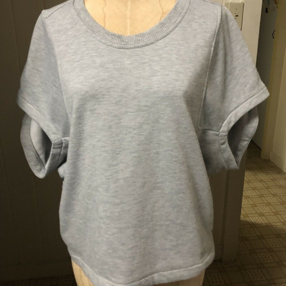 NIKE x JFS sz M Gray Short Sleeve Pullover Sweatshirt Top